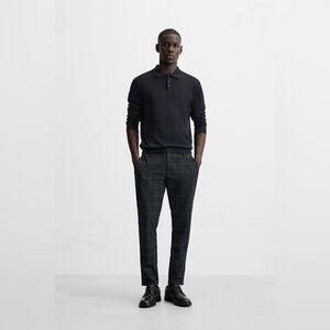 ZARA SLIM FIT COMFORT TROUSERS Size L